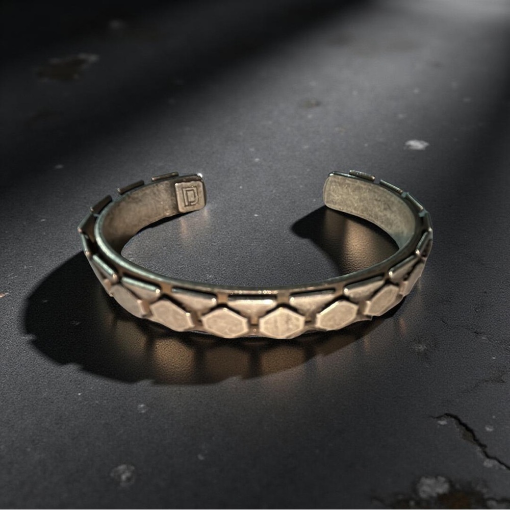 DANNIJO Silver Mosaic Cuff Bracelet